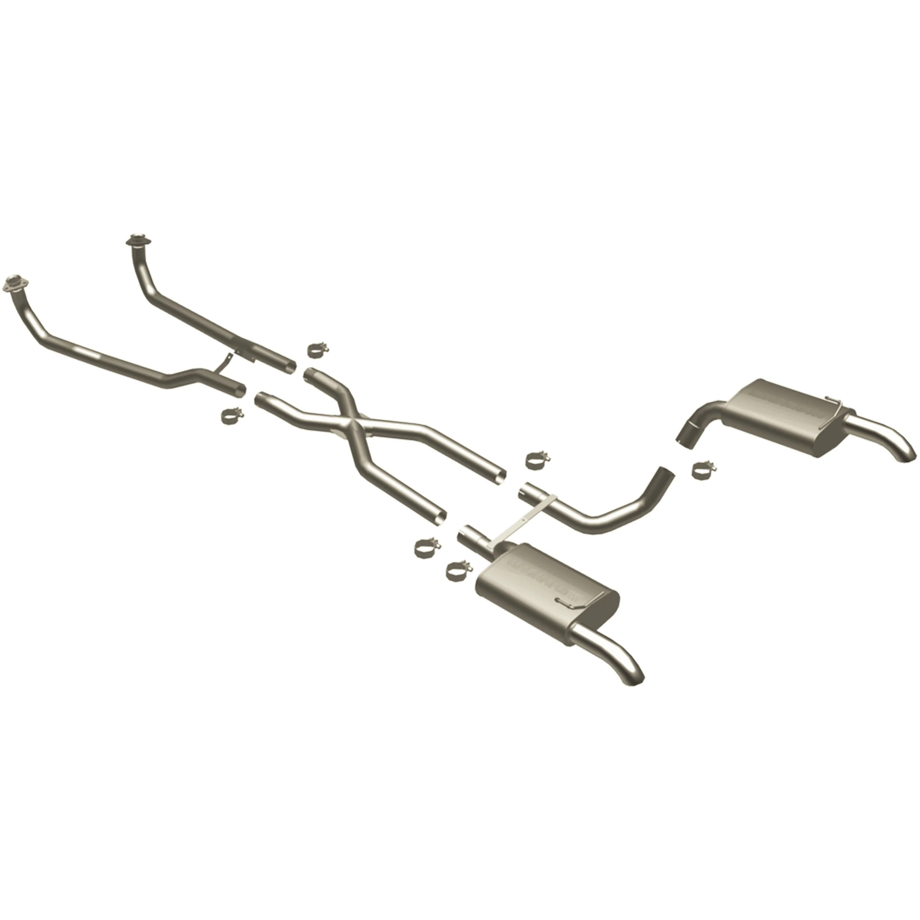 MagnaFlow 1968 Chevrolet Corvette 5.3L | 1969-1973 Chevrolet Corvette 5.7L Street Series Performance Exhaust System 16842