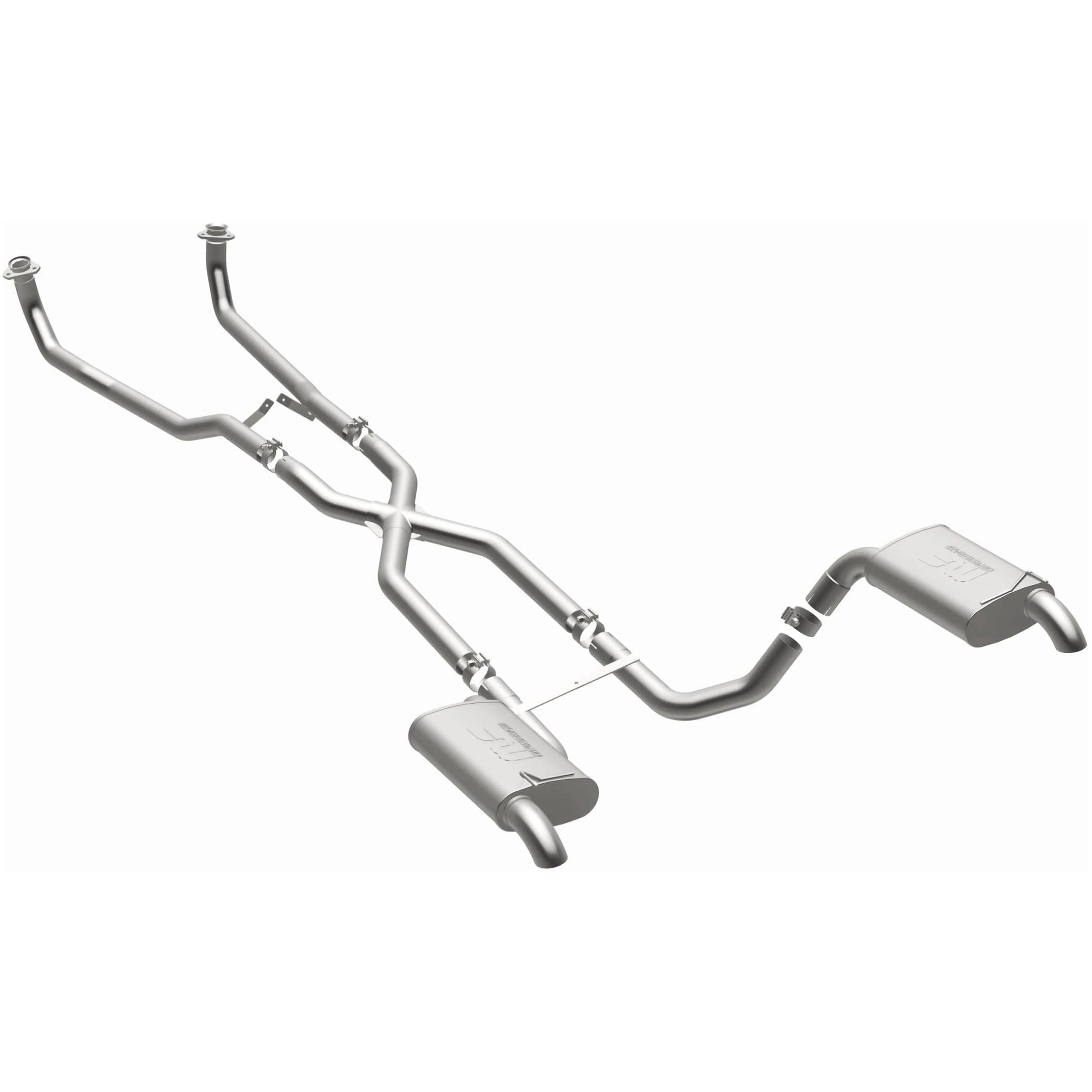 MagnaFlow 1968 Chevrolet Corvette 5.3L | 1969-1973 Chevrolet Corvette 5.7L Street Series Performance Exhaust System 16842 - Image 2