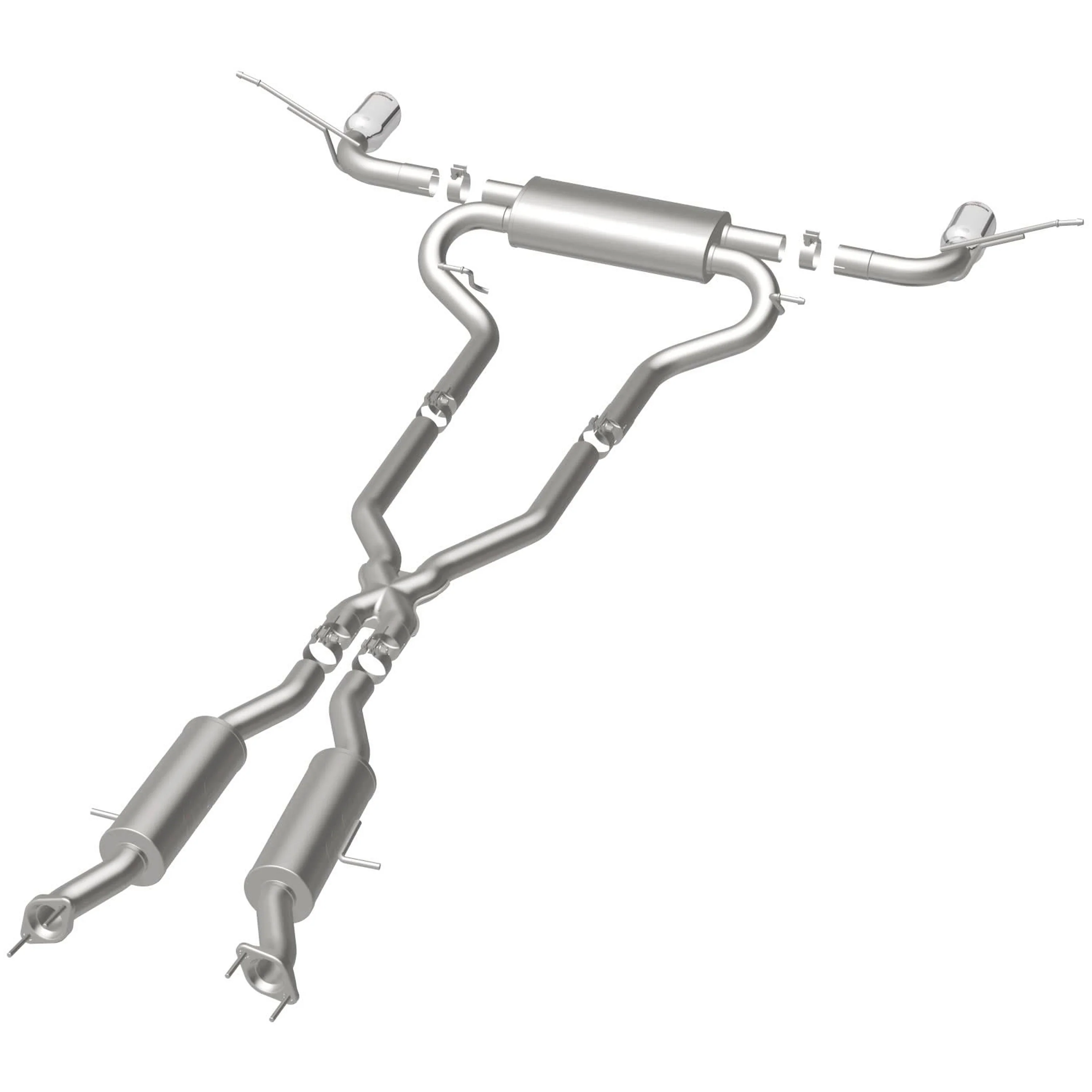 MagnaFlow Street Series Cat-Back Performance Exhaust System 16929 - Image 3
