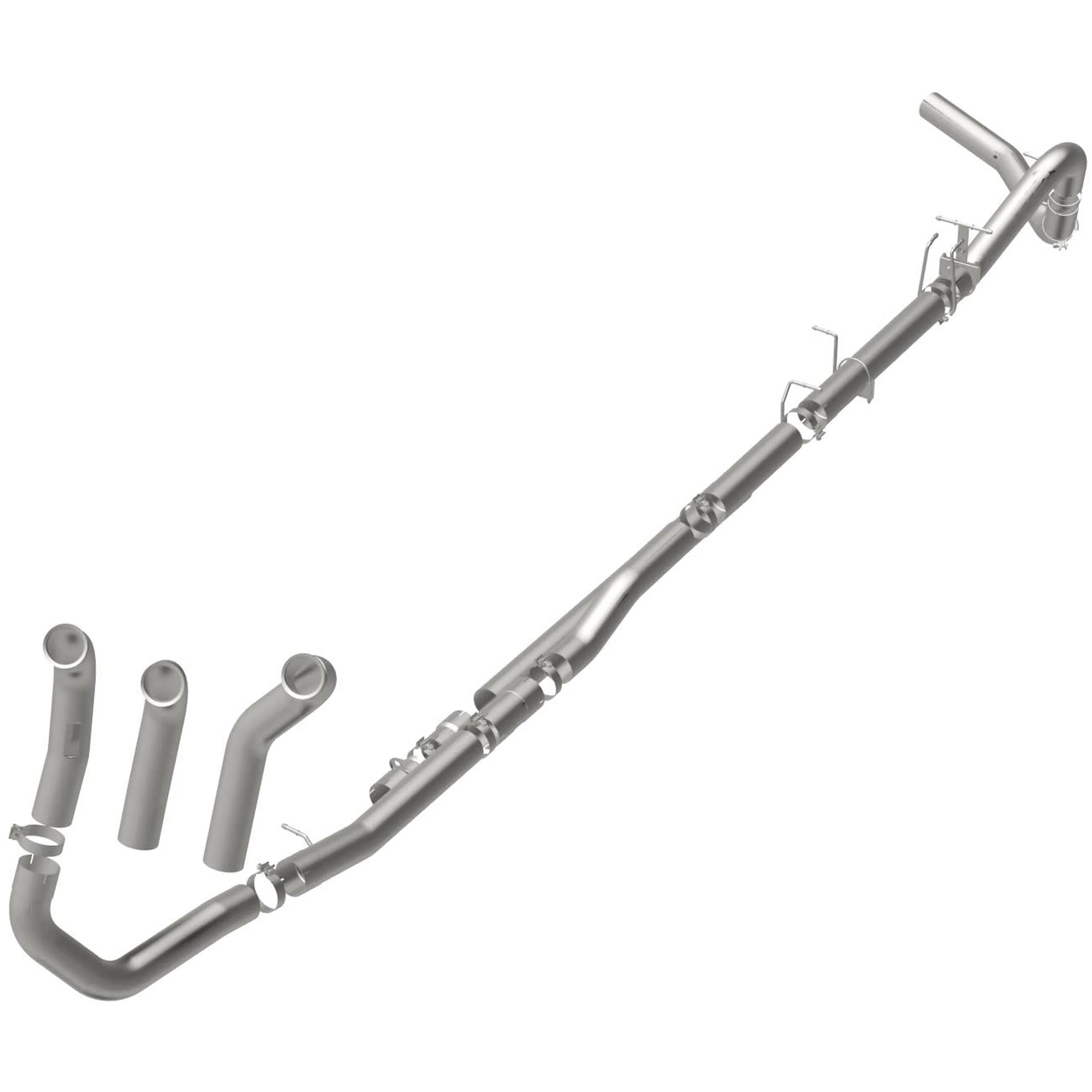 MagnaFlow 1999-2003 Ford F-250 Super Duty 7.3L | 1999-2003 Ford F-350 Super Duty 7.3L Custom Builder Series Turbo Back 4 in Performance Exhaust System 17878 - Image 3