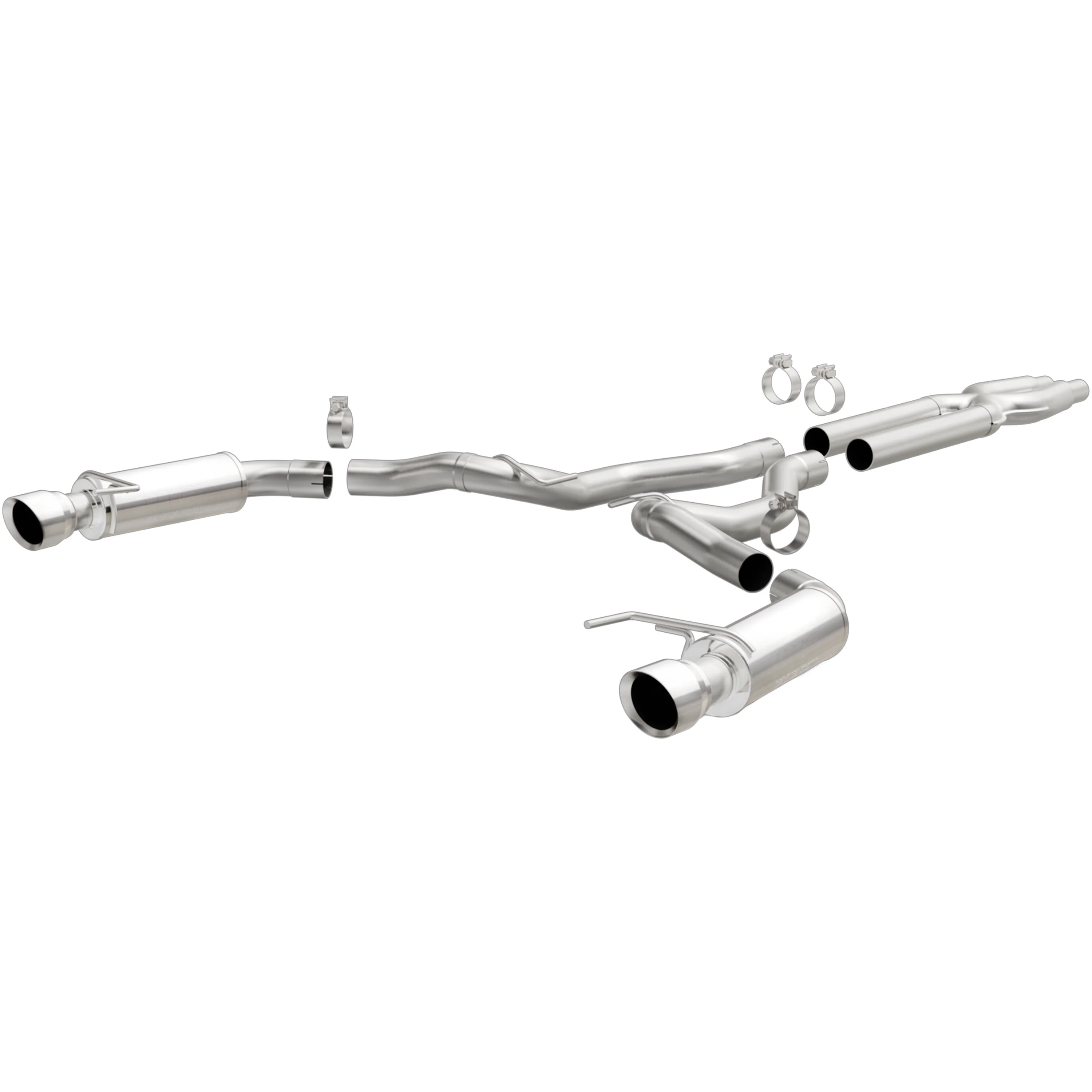 MagnaFlow 2015-2017 Ford Mustang 5.0L Competition Series Cat-Back Performance Exhaust System 19101