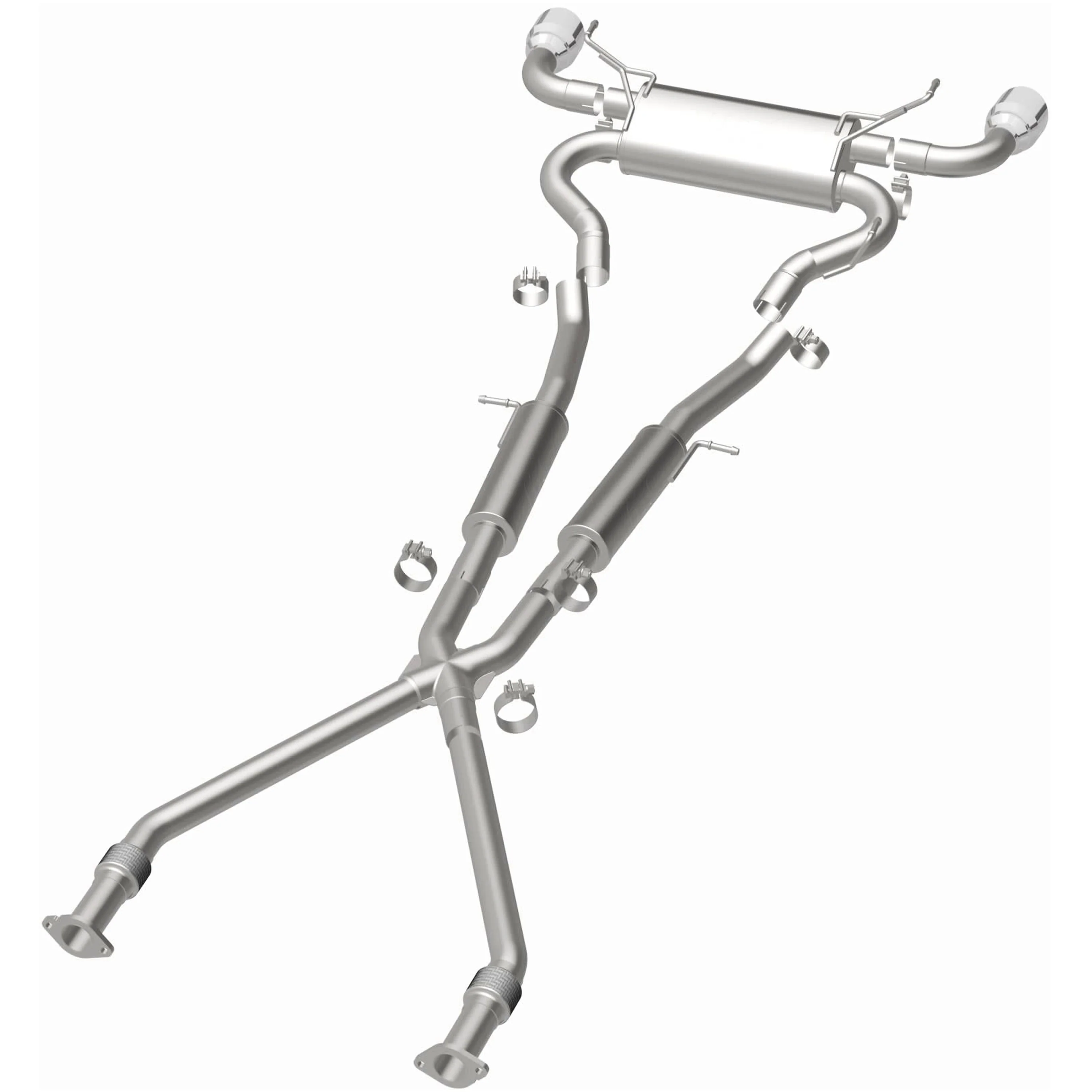 MagnaFlow 2009-2020 Nissan 370Z 3.7L Street Series Cat-Back Performance Exhaust System 19135 - Image 3