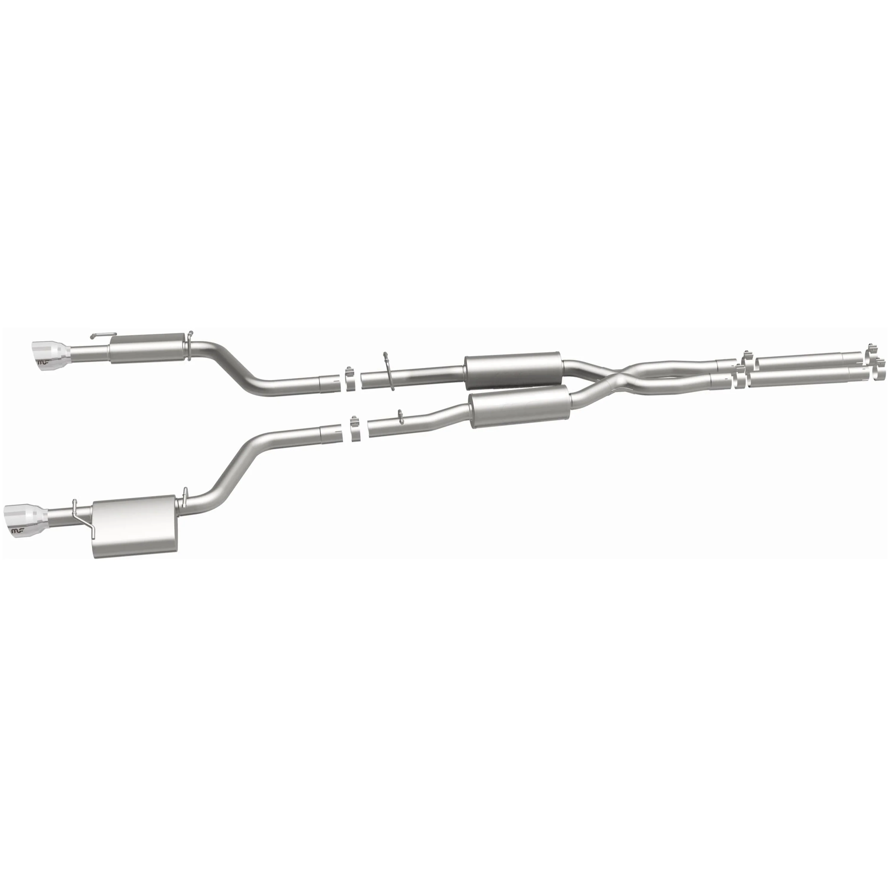 MagnaFlow 2019-2023 Dodge Charger 3.6L Street Series Cat-Back Performance Exhaust System 19522 - Image 4