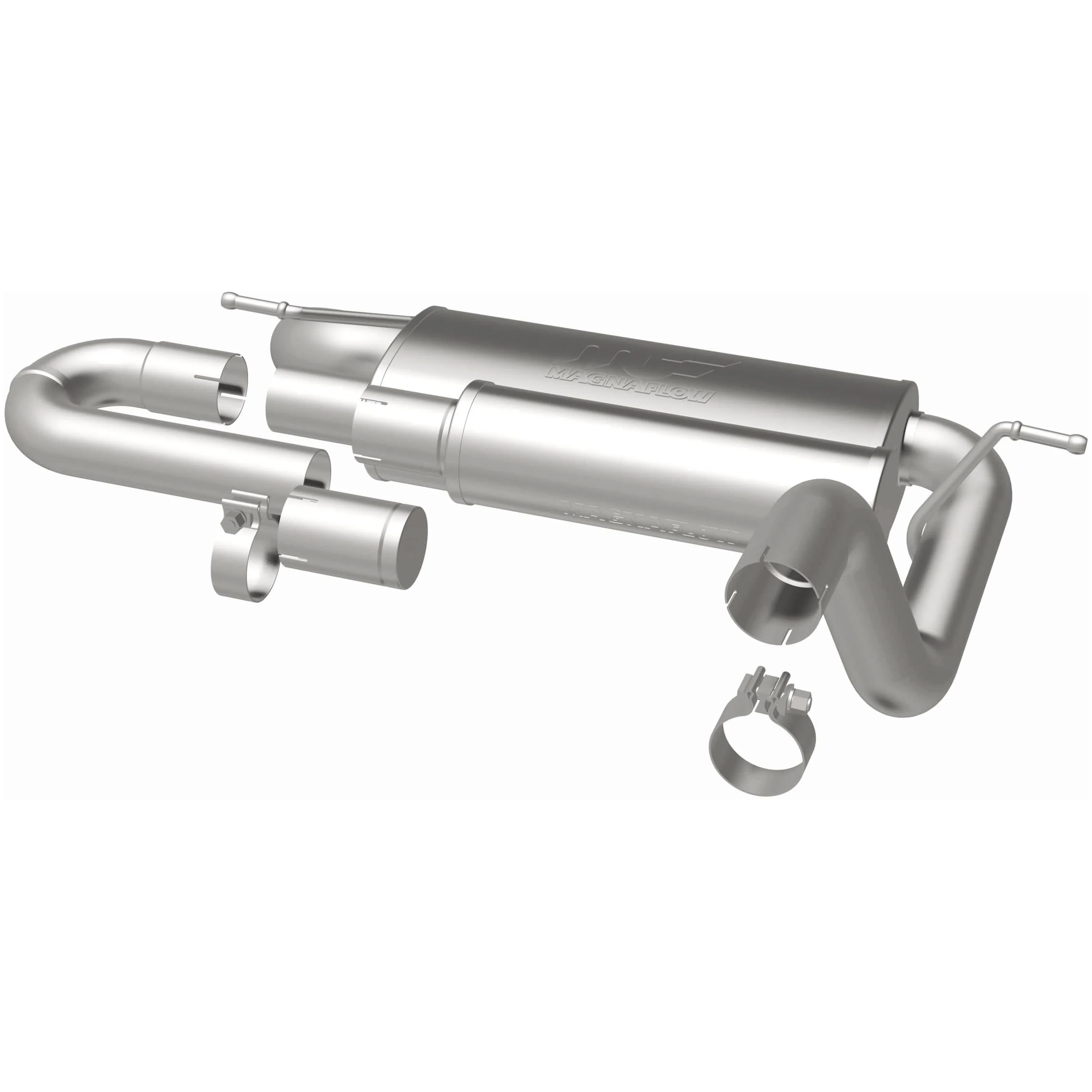 MagnaFlow® 2018-2026 Jeep Wrangler 2.0L | 2018-2026 Jeep Wrangler 3.6L Overland Series™ Axle Back Performance Exhaust System 19620 - Image 3