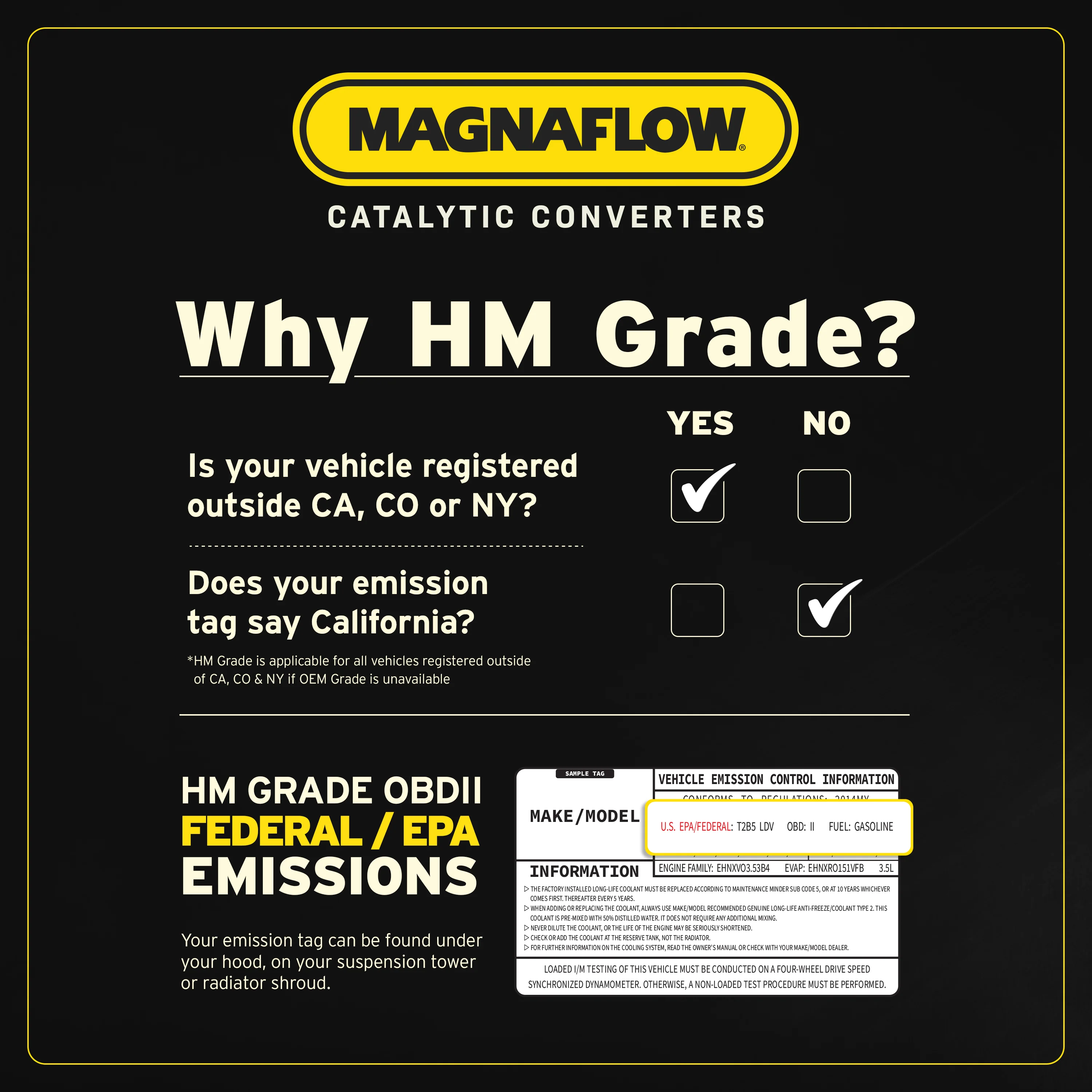 MagnaFlow HM Grade Federal / EPA Compliant Direct-Fit Catalytic Converter 24272 - Image 6