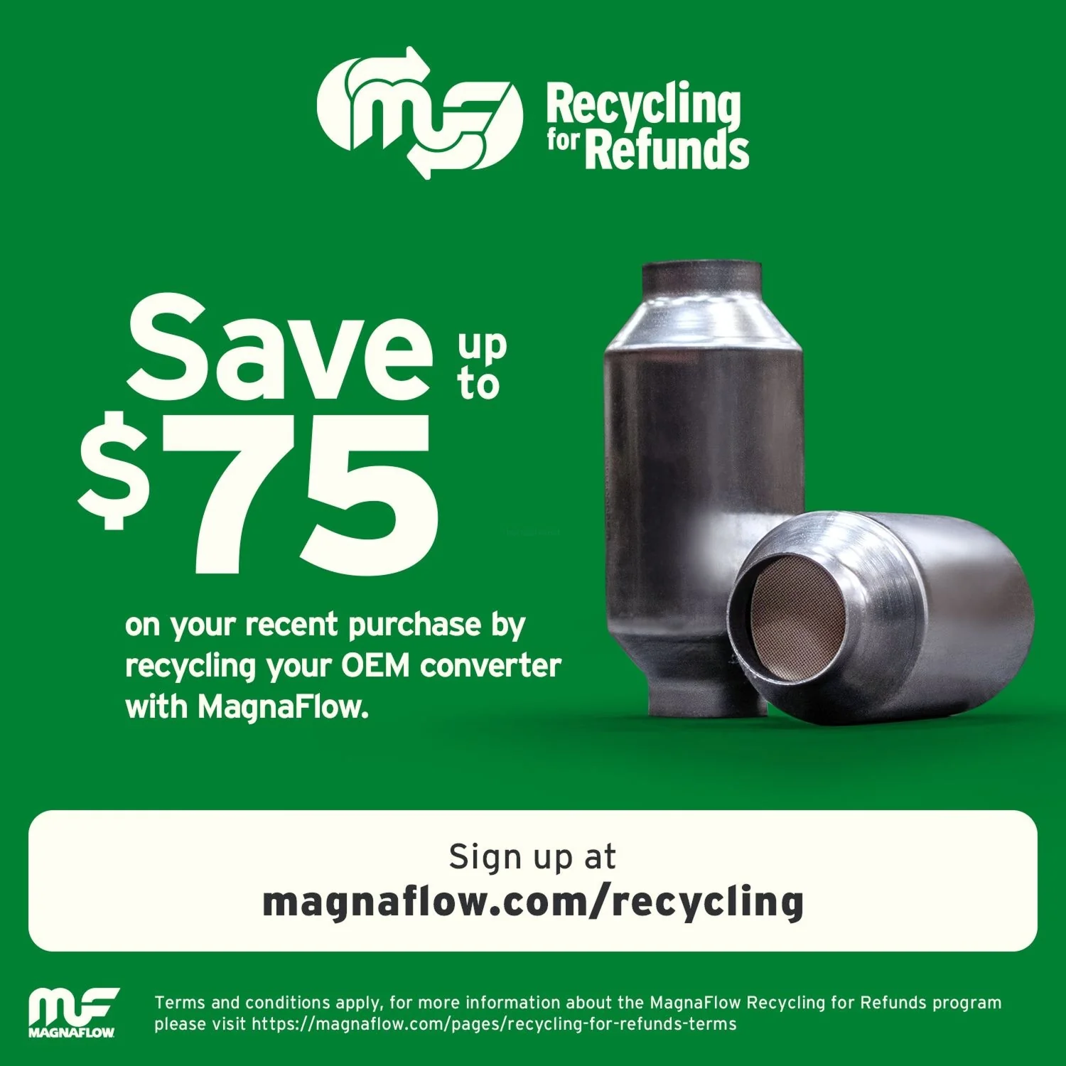 MagnaFlow 2016-2019 INFINITI Q50 3.0L | 2017-2018 INFINITI Q60 3.0L OEM Grade Federal / EPA Compliant Direct-Fit Catalytic Converter 280415 - Image 9