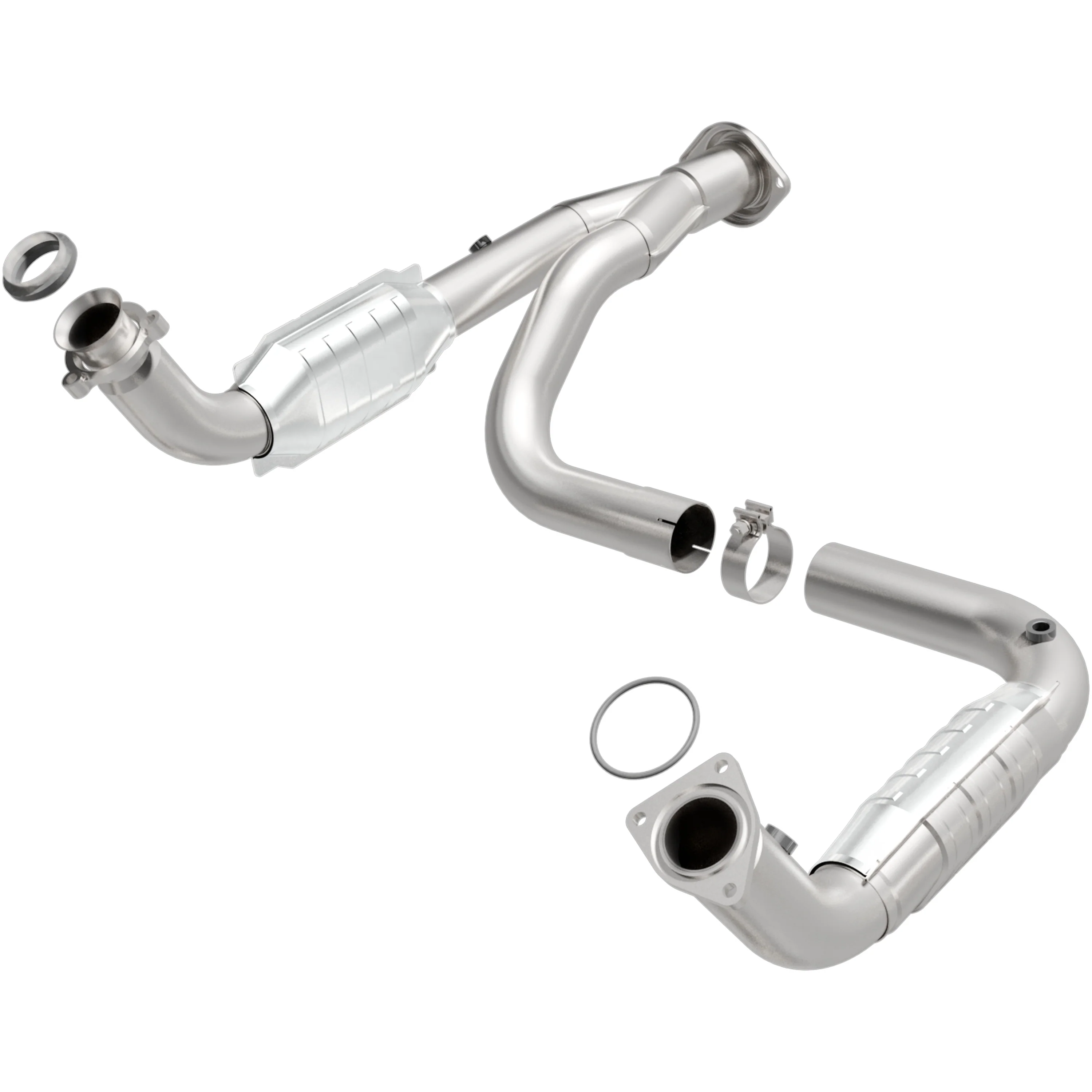 MagnaFlow 2007 Hummer H2 6.0L | 2008-2009 Hummer H2 6.2L OEM Grade Federal / EPA Compliant Direct-Fit Catalytic Converter 49679