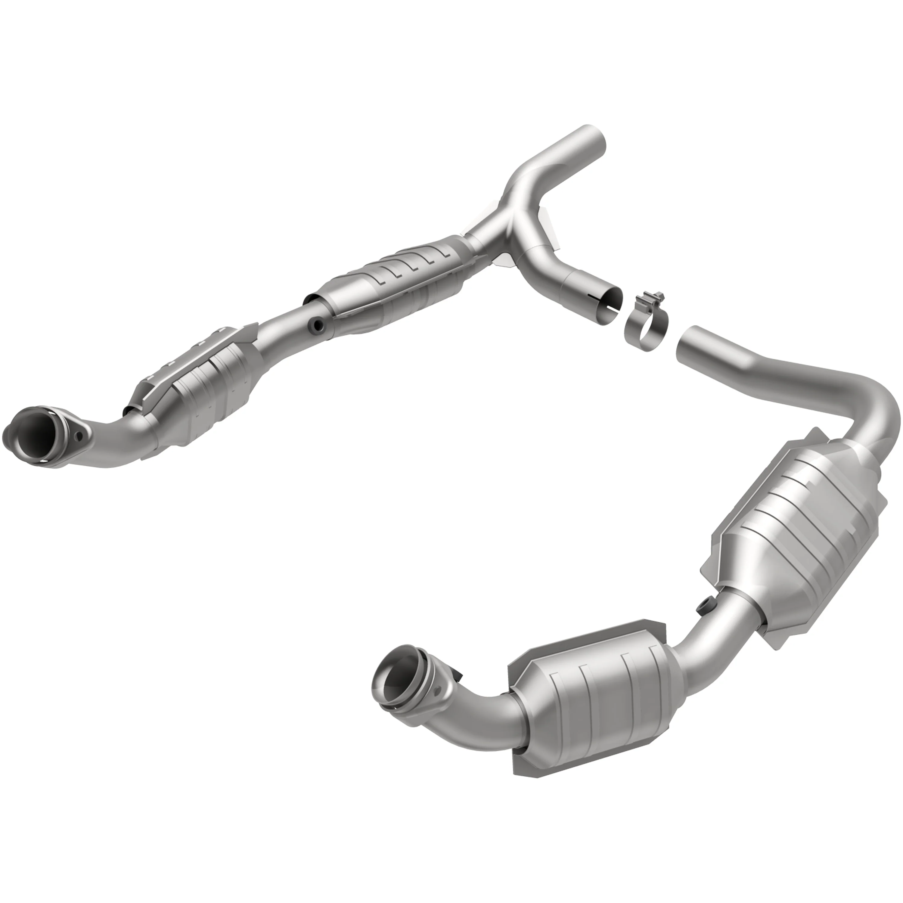 MagnaFlow 2007-2008 Ford E-150 4.6L | 2007-2008 Ford E-250 4.6L OEM Grade Federal / EPA Compliant Direct-Fit Catalytic Converter 51640