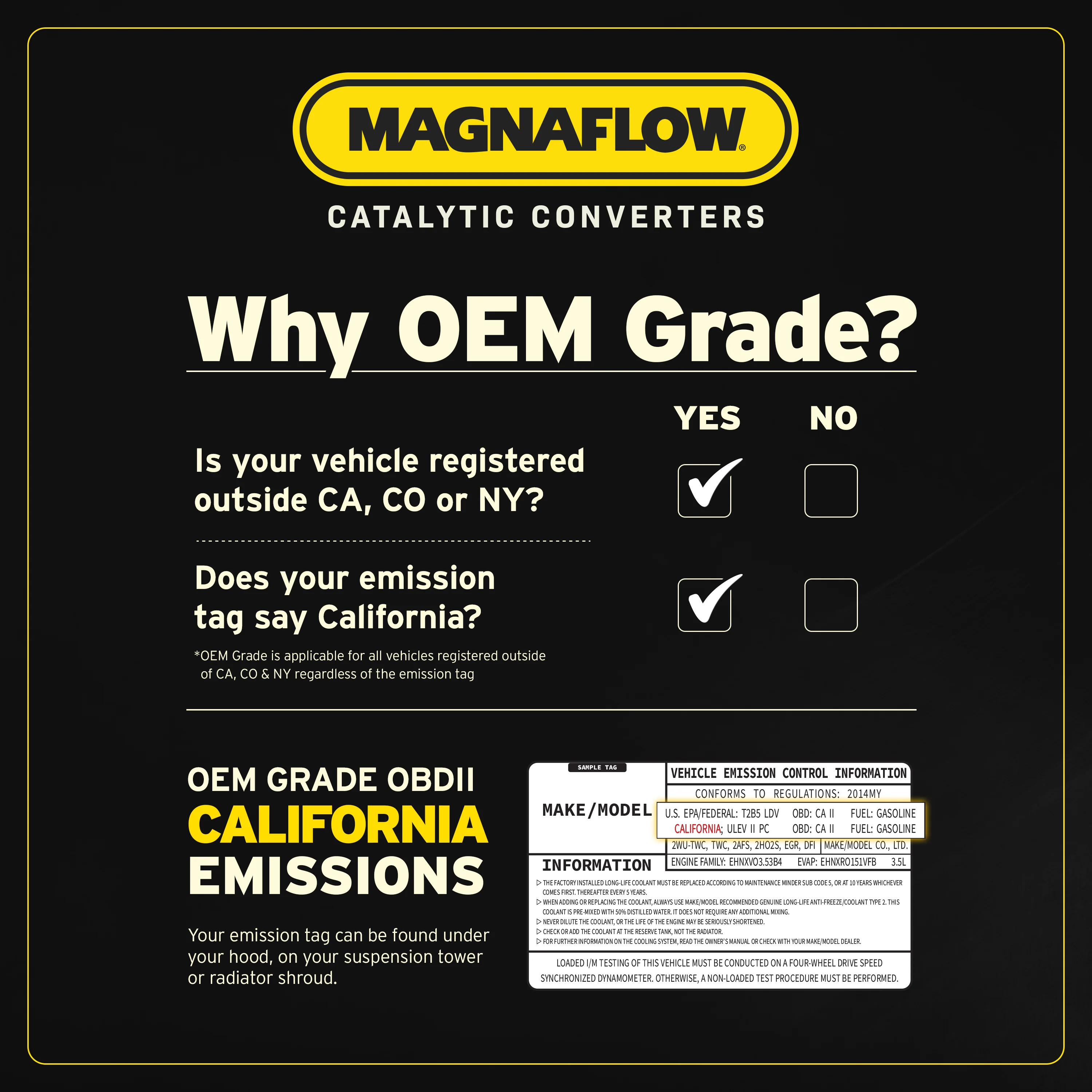 MagnaFlow OEM Grade Federal / EPA Compliant Direct-Fit Manifold Catalytic Converter 52358 - Image 4